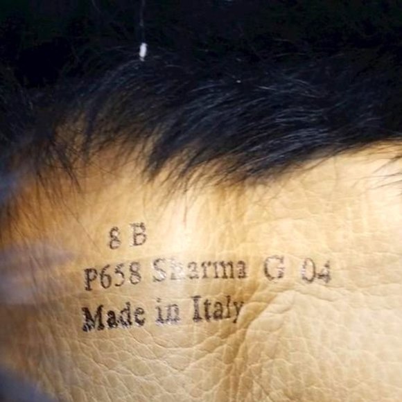 Made in Italy - Black Coach Shearling Boots - Picture 11 of 13